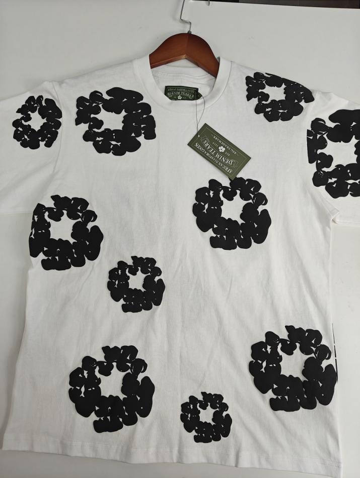 Denim Tears T-Shirts/ T-Shirts Rhinestone