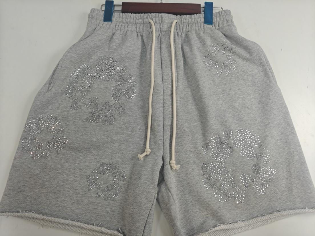 Denim Tears Shorts/ RhineStone Shorts